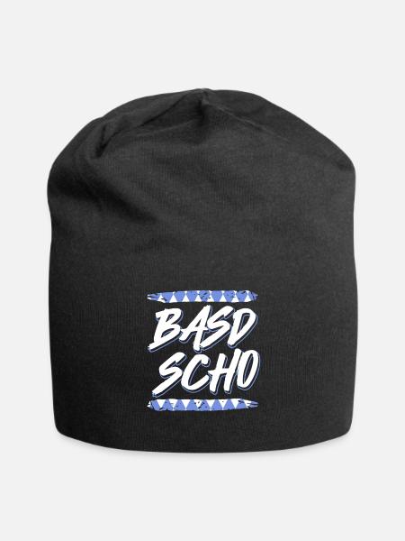 Bayerisch Basd Scho Boarisch München - Jersey-Beanie - Schwarz