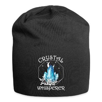 Funny Gemstone Chakra Healer Spiritual - Jersey Beanie - black - Front