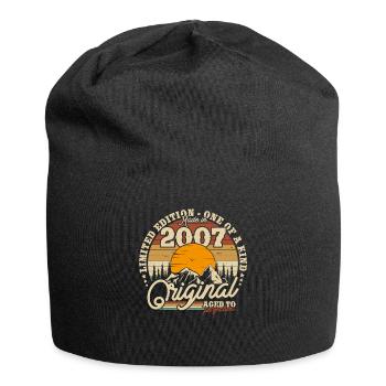 Vintage Wein 2007 - Perfektes Geburtstagsgeschenk - Jersey-Beanie - Schwarz - Vorne