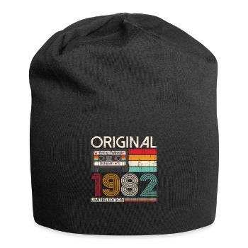 41ème Anniversaire Septembre Millésime 1982 Cassette - Bonnet en jersey - noir - Devant