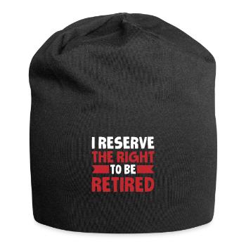 Pensioner pension - Jersey Beanie - black - Front