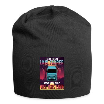 LKW Fahrer Sunset Eurotruck - Jersey-Beanie - Schwarz - Vorne
