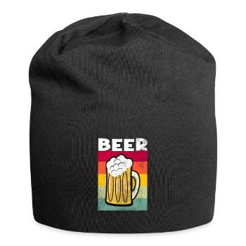 Beer Retro - Jersey Beanie - black - Front