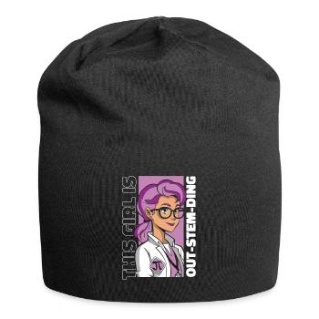 This Girl Is Out-STEM-Ding Empowering Women STEM - Jersey Beanie - black - Front