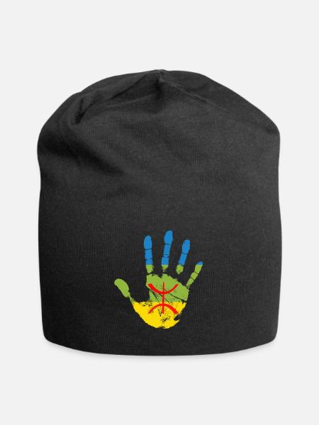 AMAZIGH BERBER KABYLE Z AMAZIGH - Jersey-Beanie - Schwarz