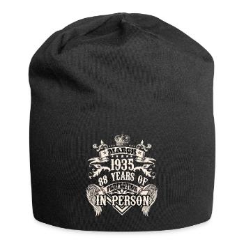 Birthday vintage 1935 88 years of a legend - Jersey Beanie - black - Front