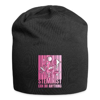 Steminist peut tout faire Scientifique STEM Steminist - Bonnet en jersey - noir - Devant