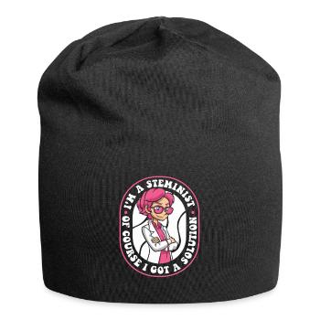 Of Course I Got A Solution Scientist STEM - Jersey Beanie - black - Front