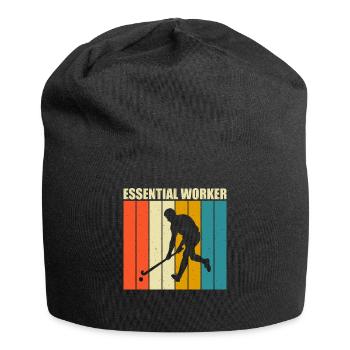 Field Hockey Floorball Indoor Hockey Floorball - Jersey Beanie - black - Front