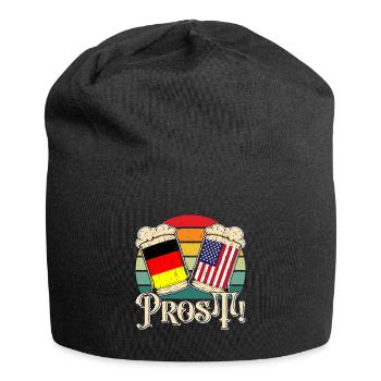 Prost! Deutschland Bierkrug USA - Jersey-Beanie - Schwarz - Vorne