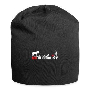 Amoureux des chats, cadeau accessoire chat - Bonnet en jersey - noir - Devant