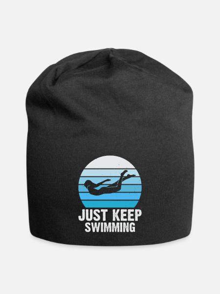Schwimmen Schwimmer - Jersey-Beanie - Schwarz