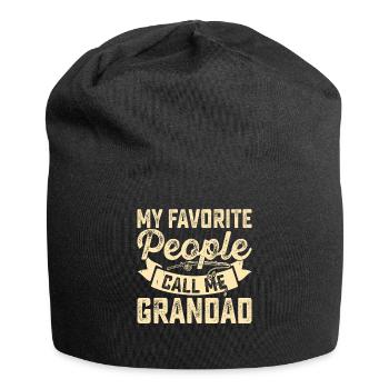 Grandfather - Jersey Beanie - black - Front