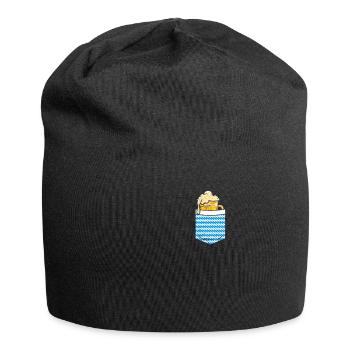 Bavarian beer mug beer fan Bayern Boarisch - Jersey Beanie - black - Front