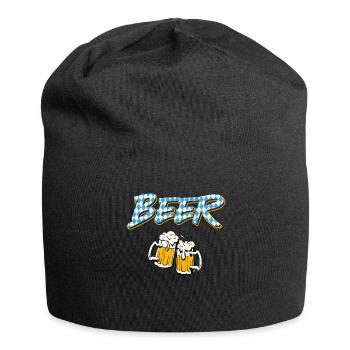 Bayerisches Bier Bayern Biertrinker Bierfan - Jersey-Beanie - Schwarz - Vorne