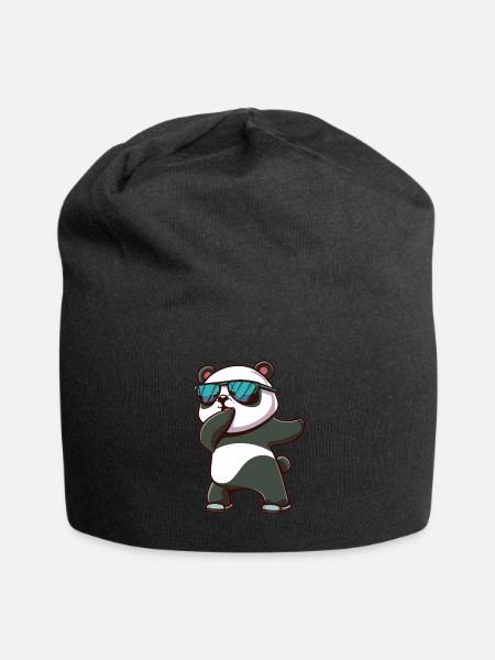 Panda Dabbing Panda Pandas Panda Baby - Jersey-Beanie - Schwarz