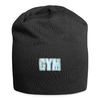 Gym Fitnessstudio - Jersey-Beanie - Schwarz - Vorne
