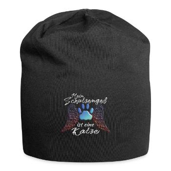 Cat Friend, Cadeau d’accessoires pour chat - Bonnet en jersey - noir - Devant