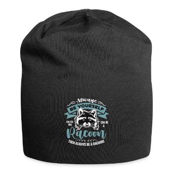 Raccoon Hunting Always Be Yourself Unless Hunting - Jersey-Beanie - Schwarz - Vorne