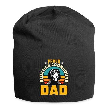 Chasse au raton laveur Proud Bluetick Coonhound Hunting - Bonnet en jersey - noir - Devant