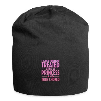 Sadomaso BDSM Dominatrix SM Sado Maso Cadeau - Bonnet en jersey - noir - Devant