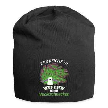 Nudibranch Nacktkiemer Nacktschnecken - Jersey-Beanie - Schwarz - Vorne