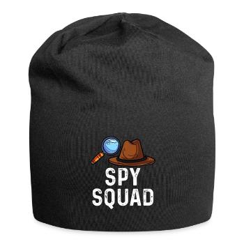 spy squad Design for a fan of spionage - Jersey Beanie - black - Front