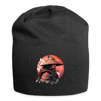 Asia 80s Japanese Retro Samurai Samurai - Jersey Beanie - black - Front