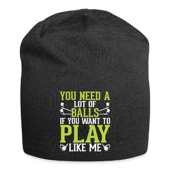 Golf Golfer - Jersey-Beanie - Anthrazit - Vorne