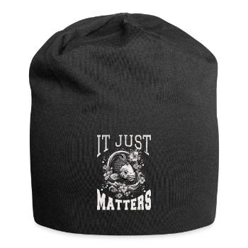 Koi Fish Koi Carp Koi Garden Pond Funny - Jersey Beanie - black - Front