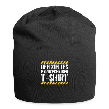 Offizieller Pyrotechniker - Jersey-Beanie - Schwarz - Vorne