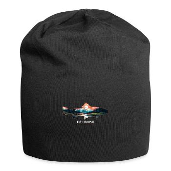 Fliegenfischen auf Forellen: Der zeitlose - Jersey-Beanie - Schwarz - Vorne