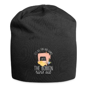It's all fun and games until the coil runs - Jersey Beanie - black - Front