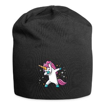 Dabbing Licorne Licorne Dab Dabbing Trend Dance - Bonnet en jersey - noir - Devant