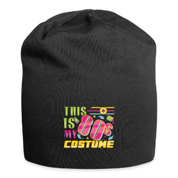 My 80s Costume Carnival 80s Retro Party 1980 - Jersey Beanie - black - Front