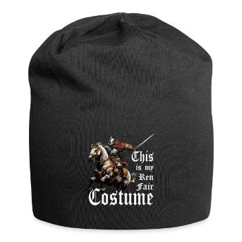 Ceci est mon Ren Faire Costume Renaissance - Bonnet en jersey - noir - Devant