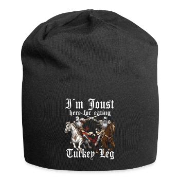 Je suis ici parce que je suis une foire aux cuisses de dinde - Bonnet en jersey - noir - Devant