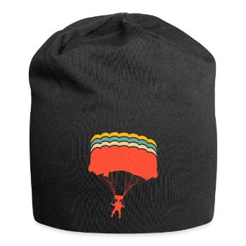 Paragleiter Parapente Gleitschirmfliegen - Bonnet en jersey - noir - Devant