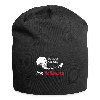 Jamais trop tôt pour le costume d’Halloween - Bonnet en jersey - noir - Devant