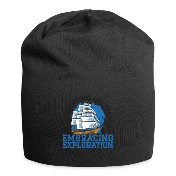 Columbus celebrates the joy of discovery - Jersey Beanie - black - Front