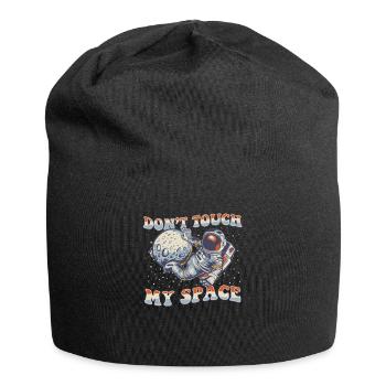 Don't Touch My Space Taikonaut Cosmonaut Astronaut - Jersey Beanie - black - Front