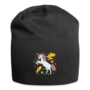 Unicorn Superhero Unicorns Unicorn Baby Unicorn - Jersey Beanie - black - Front