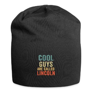 Cool guys are called Lincoln - Jersey Beanie - black - Front