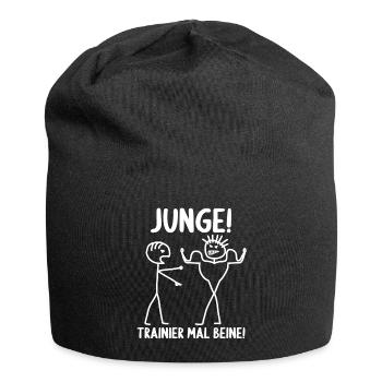 Fitness Bodybuilder Gym Alter hast du trainiert - Jersey-Beanie - Schwarz - Vorne