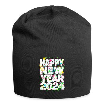 New Year's Eve Party Happy New Year 2024 - Jersey Beanie - black - Front