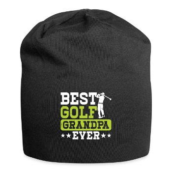 Golf Golfer Opa - Jersey-Beanie - Schwarz - Vorne