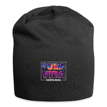 Pura Vida Costa Rica Amérique latine Costa Rica - Bonnet en jersey - noir - Devant