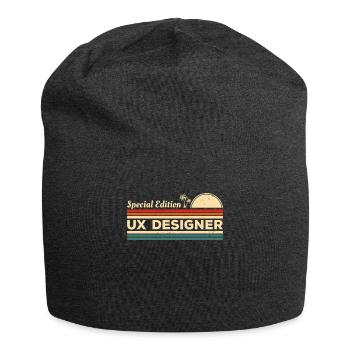 Vintage Special Edition UX Designer User - Jersey Beanie - charcoal grey - Front