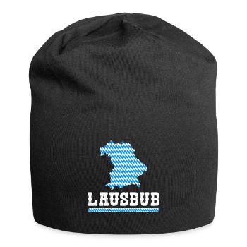 Lausbub Bayern Bayerisch Lausbua Shirt Herren - Jersey-Beanie - Schwarz - Vorne
