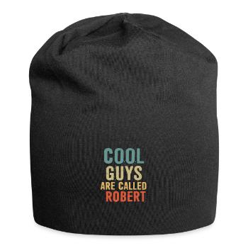 Cool guys are called Robert - Jersey Beanie - black - Front